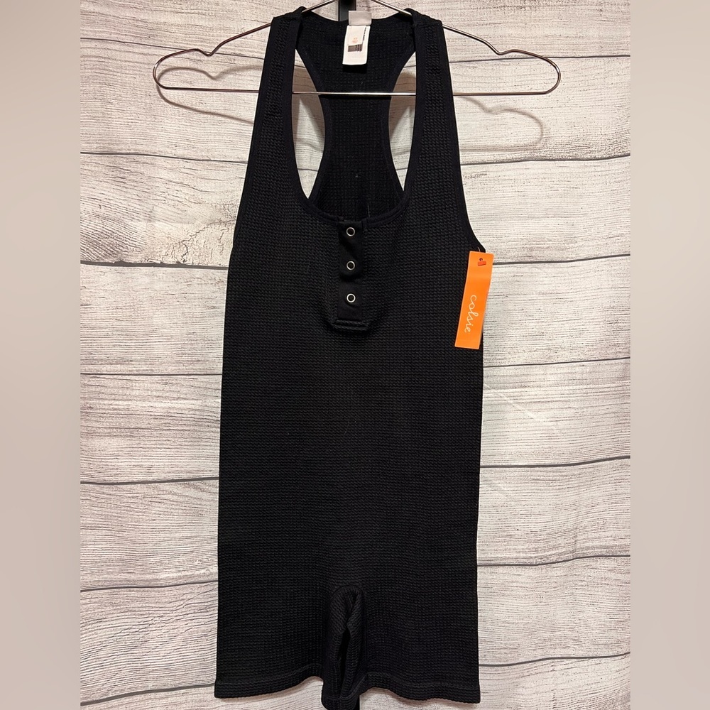 NWT Colsie Thermal Tank Romper - Picture 2 of 7